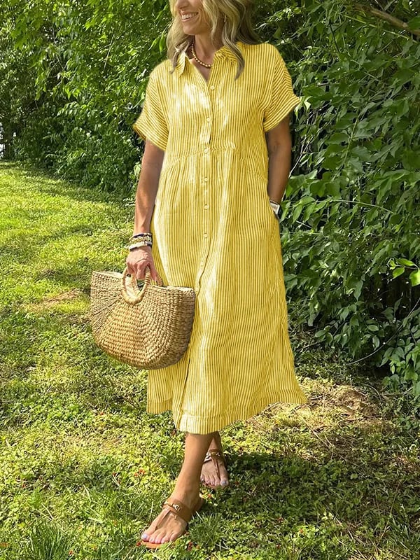 Ivessa | Refined Button-Up Airy Shirt