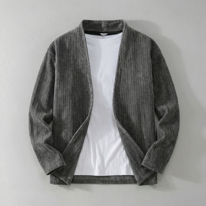 Men's Corduroy Jacket - Casual Button Front Outerwear