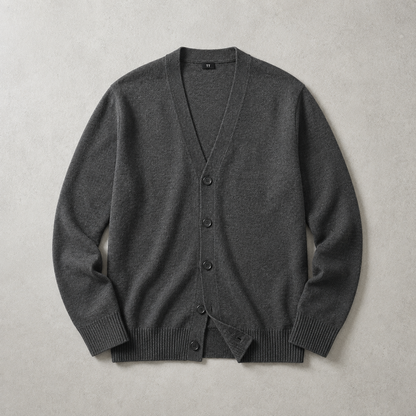 Men's Knit Cardigan - Button Front Casual Sweater