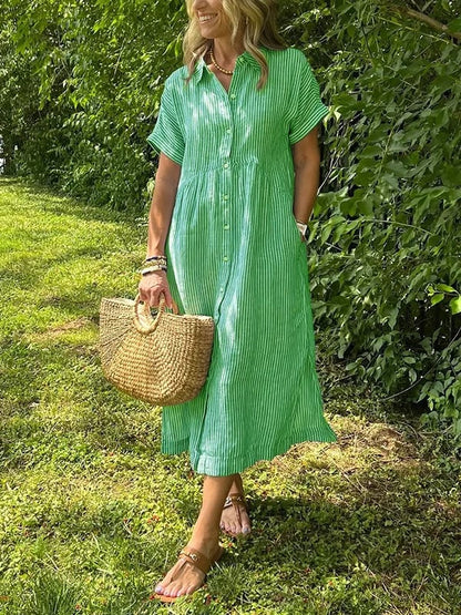 Ivessa | Refined Button-Up Airy Shirt