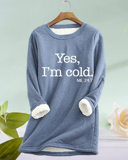 Women's Fleece-Lined Graphic Sweatshirt – Crewneck Tunic