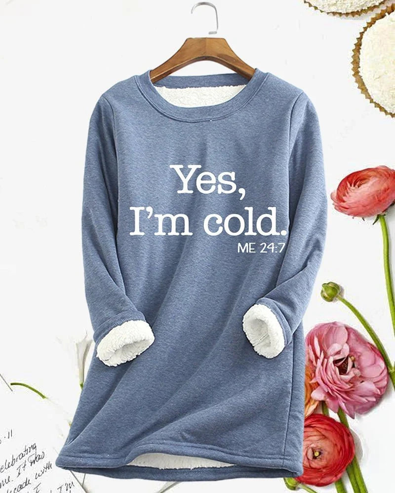 Women's Fleece-Lined Graphic Sweatshirt – Crewneck Tunic