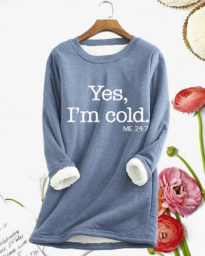 Women's Fleece-Lined Graphic Sweatshirt – Crewneck Tunic