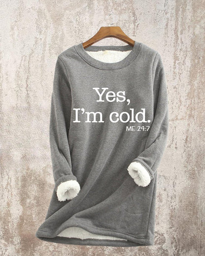 Women's Fleece-Lined Graphic Sweatshirt – Crewneck Tunic