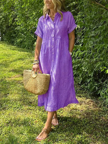 Ivessa | Refined Button-Up Airy Shirt