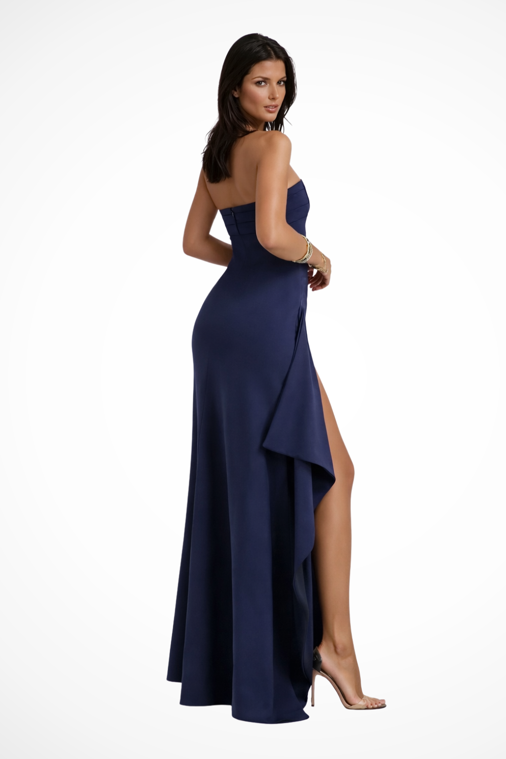 Kandence | Side Slit Long Dress Women Elegant Style