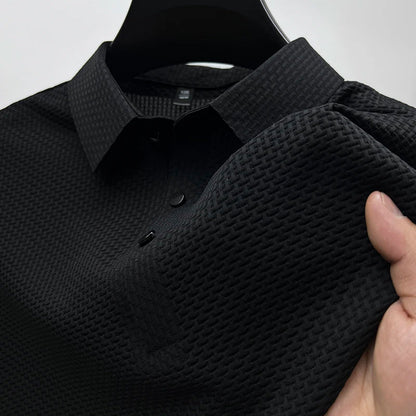 Giancarlo | Men's Denim High-Waist Textured Shirt