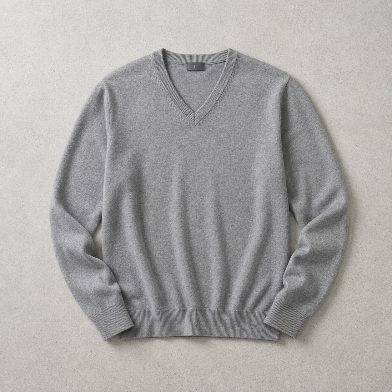 Men's V Neck Sweater - Knit Casual Pullover