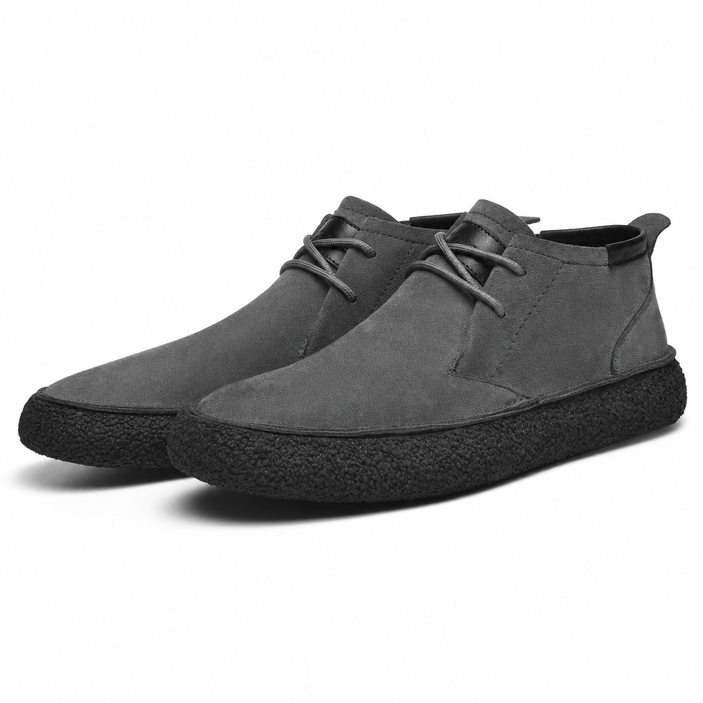 Men's Suede Loafers - Casual Slip On Shoes