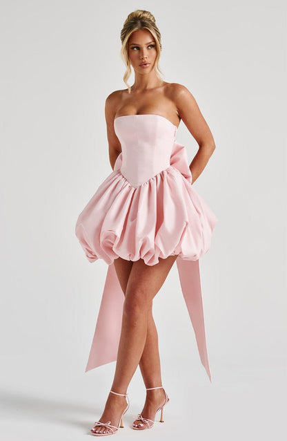 Haledessa | Strapless Wedding Guest Dress