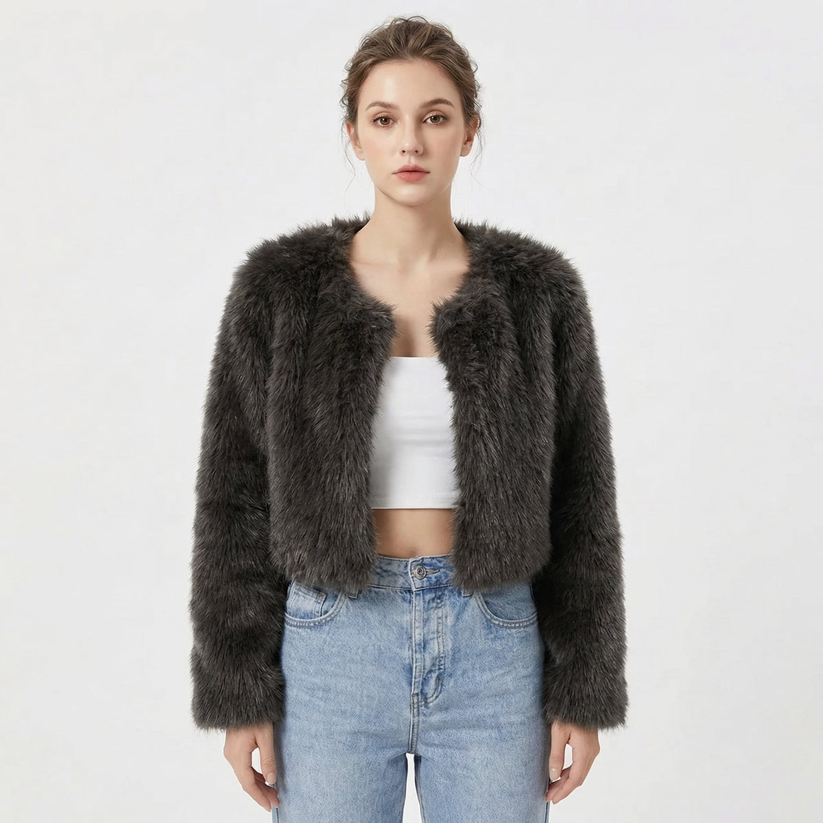 Women's Faux Fur Jacket - Luxury Winter Coat