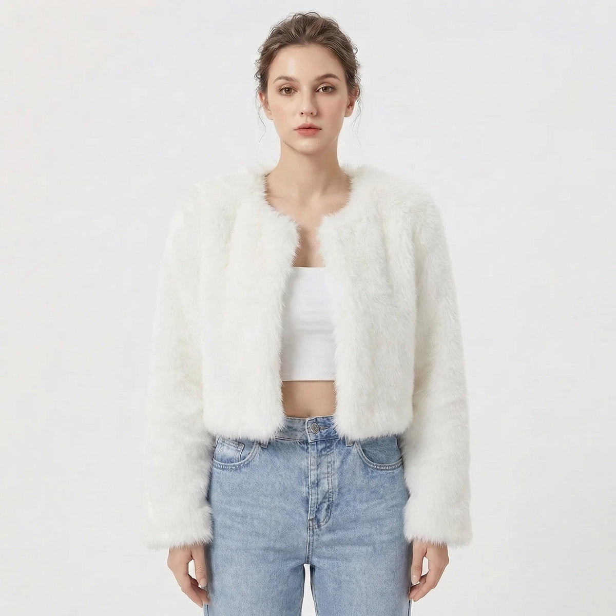 Women's Faux Fur Jacket - Luxury Winter Coat