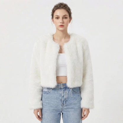 Women's Faux Fur Jacket - Luxury Winter Coat