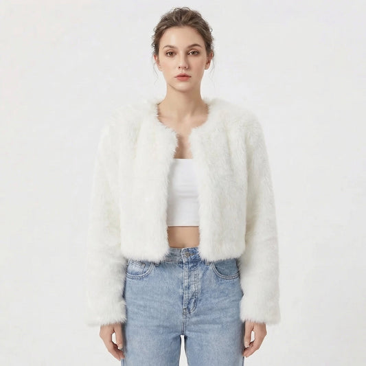 Women's Faux Fur Jacket - Luxury Winter Coat