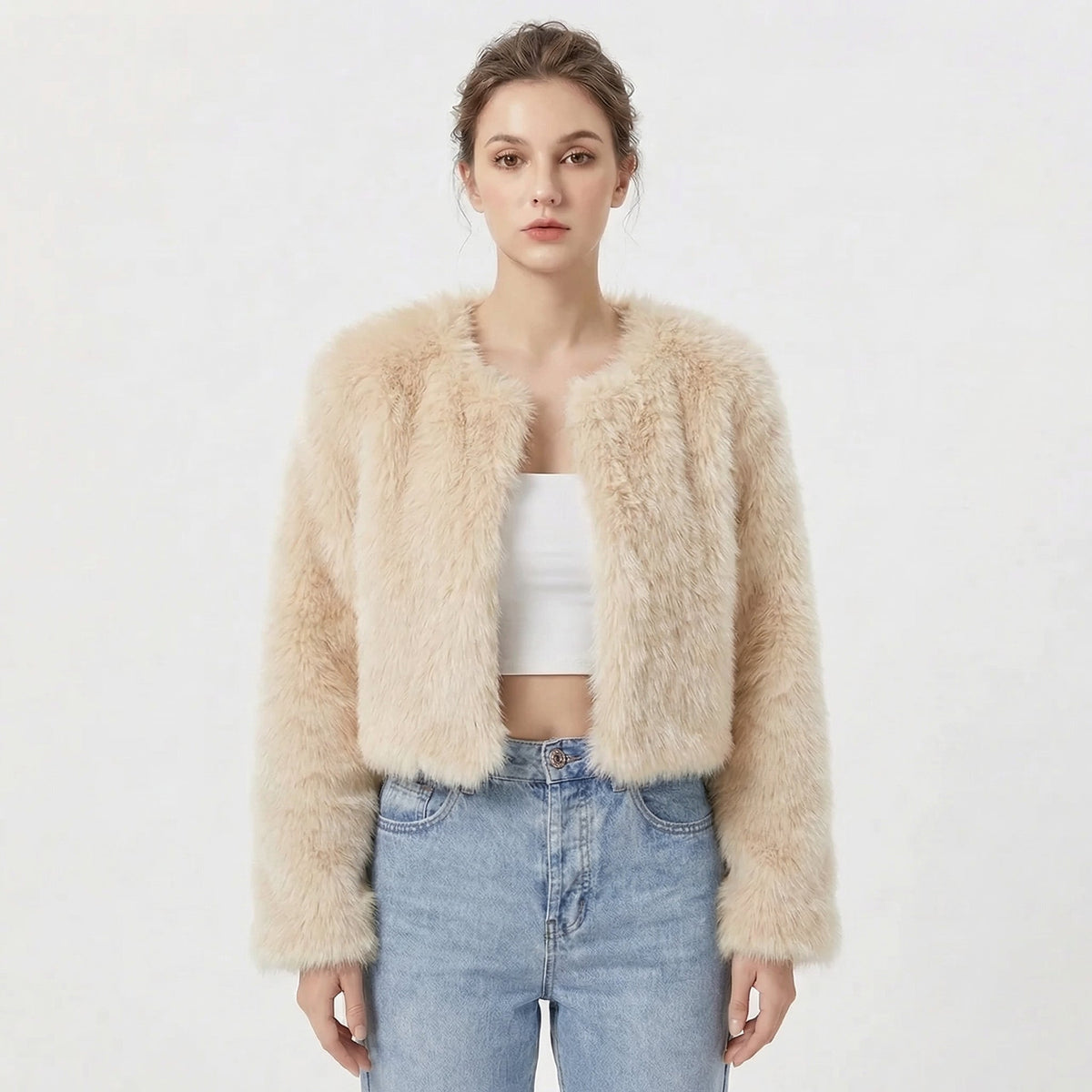Women's Faux Fur Jacket - Luxury Winter Coat