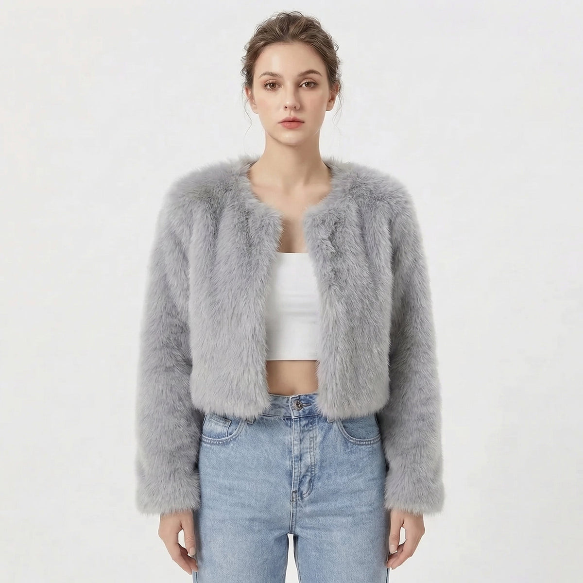 Women's Faux Fur Jacket - Luxury Winter Coat
