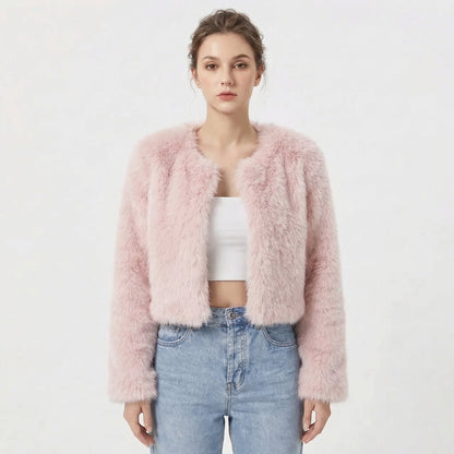 Women's Faux Fur Jacket - Luxury Winter Coat