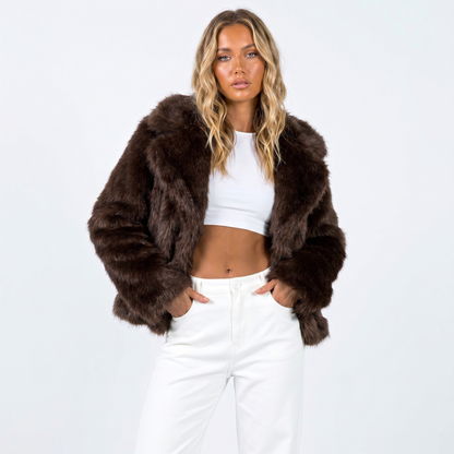 Women's Faux Fur Jacket - Luxury Winter Coat