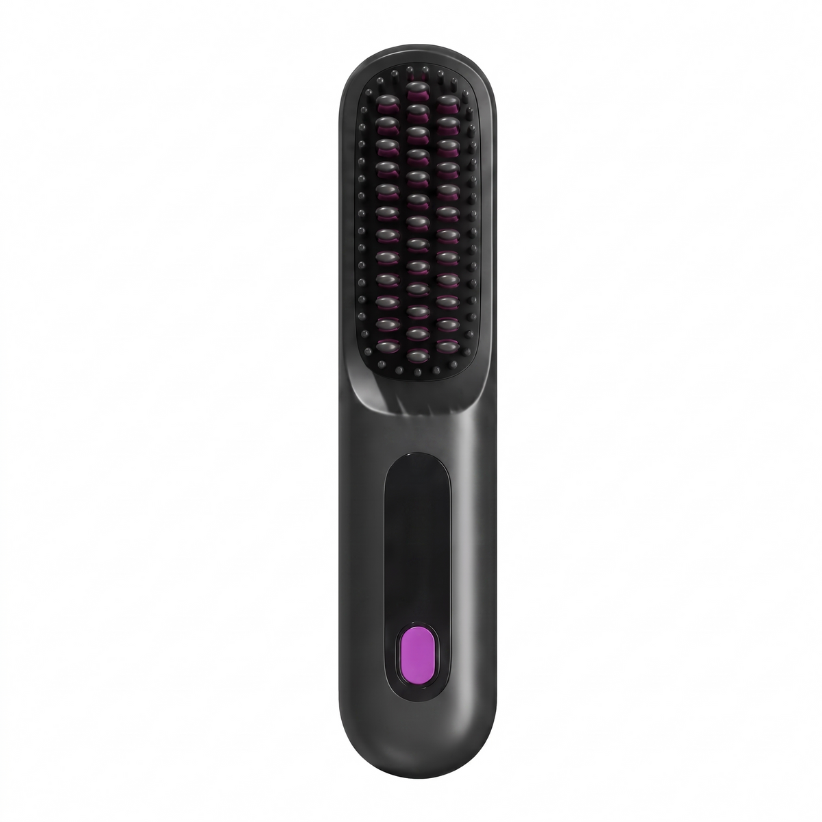 Cordless Mini Hair Straightener Brush, Compact Portable Hair Styler for Travel and Touch-Ups