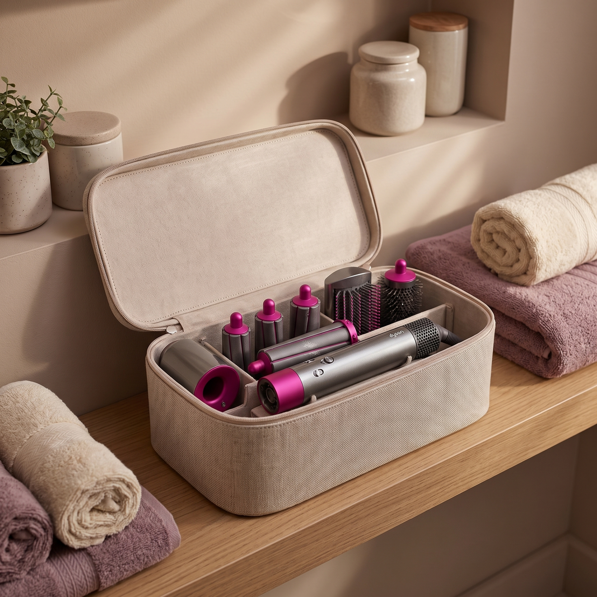 5-in-1 Ionic Air Styler, Hair Dryer Brush and Air Wrap Set for Curling, Volumizing and Smoothing
