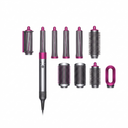 5-in-1 Ionic Air Styler, Hair Dryer Brush and Air Wrap Set for Curling, Volumizing and Smoothing