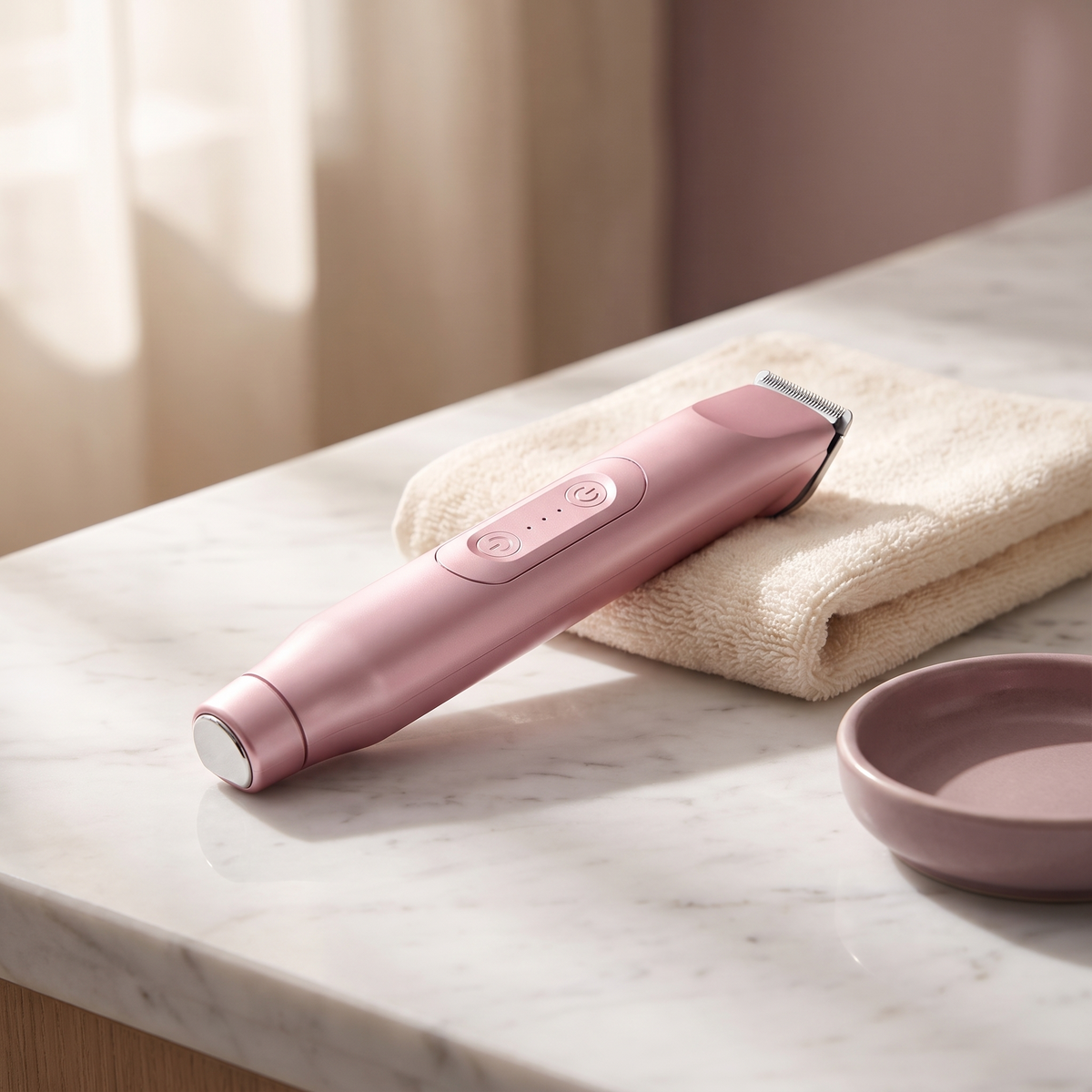 3-in-1 Women's Electric Grooming Trimmer, Rechargeable Razor for Face, Eyebrows, Bikini Line and Nose