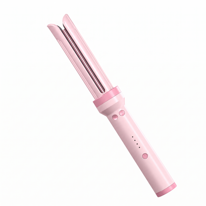 3-in-1 Automatic Curling Iron, Rotating Barrel with Cool Air Styling and Anti-Tangle Design for Curls and Waves