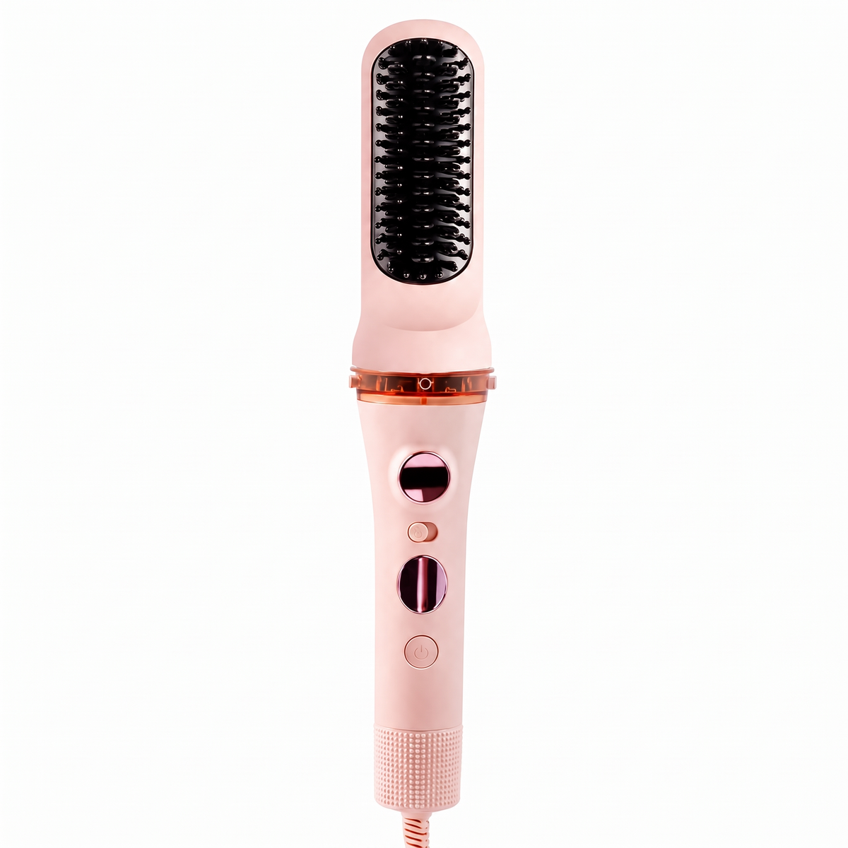 Automatic Rotating Curling Iron, Ceramic Auto Hair Curler with LED Temperature Display and Anti-Tangle Chamber