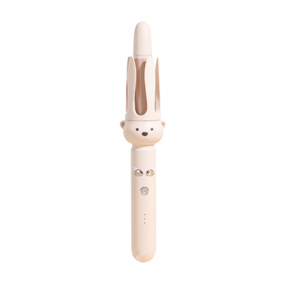 Automatic Rotating Curling Wand, 28mm Ceramic Barrel, Dual Voltage and Anti-Scald Design for Beach Waves