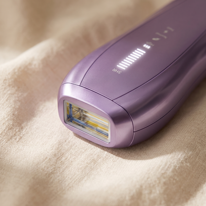 IPL Hair Removal Device for Home Use, Ice-Cooling Head and Adjustable Intensity for Legs, Arms, Underarms and Face