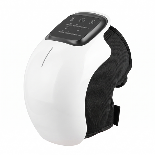 Heated Knee Massager Wrap, Cordless Rechargeable Knee and Elbow Warmer with Vibration and Adjustable Fit