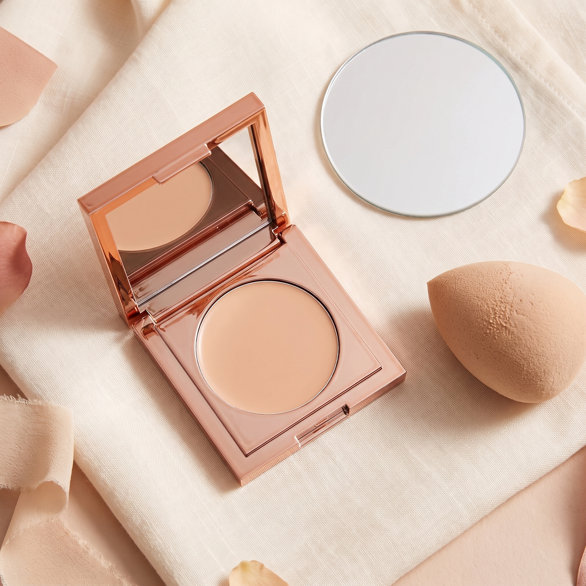 Under-Eye Color Corrector, 4-Shade Waterproof Long-Wear Cream Makeup Palette