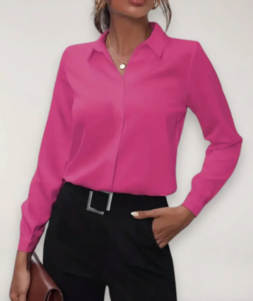 Mallory | Women's Tailored Office Blouse Smart Casual Fashion