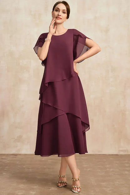 Luxie | Modern Women Chiffon Dress with Elegant Flowing Style