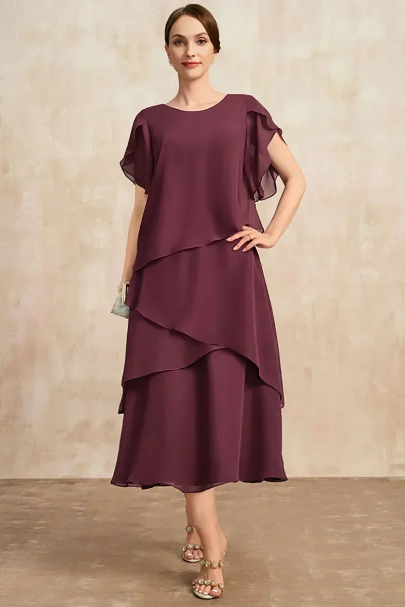 Luxie | Modern Women Chiffon Dress with Elegant Flowing Style