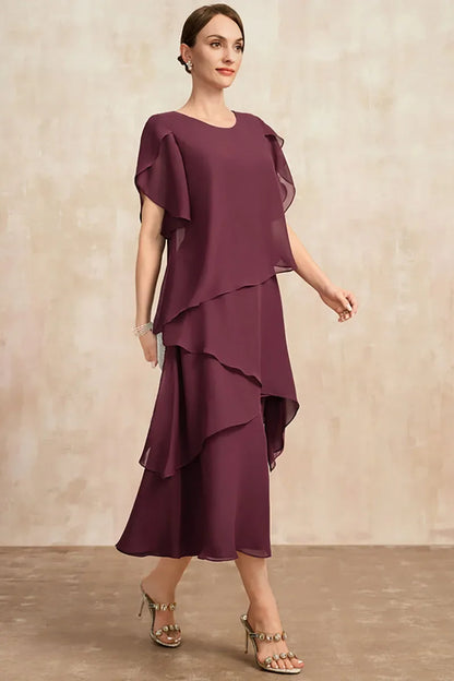 Luxie | Modern Women Chiffon Dress with Elegant Flowing Style