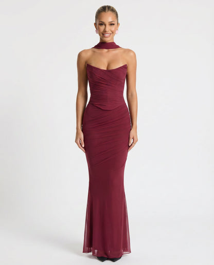 Ivoanthe | Ruched Wedding Guest Dress
