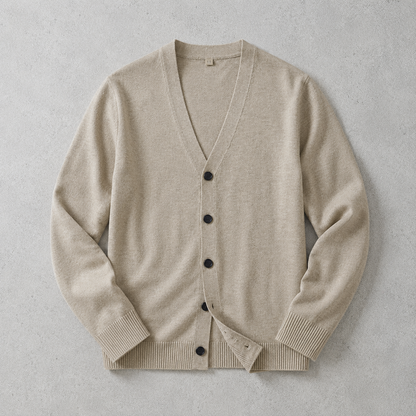 Men's Knit Cardigan - Button Front Casual Sweater