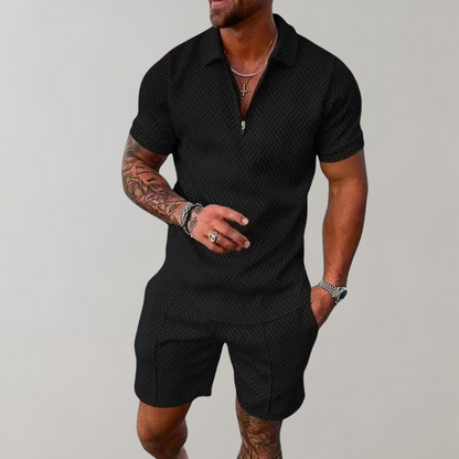 Knit Polo and Shorts Set – Casual Smart Summer Co-Ord