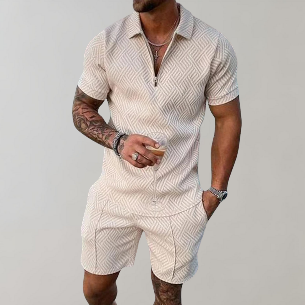 Knit Polo and Shorts Set – Casual Smart Summer Co-Ord