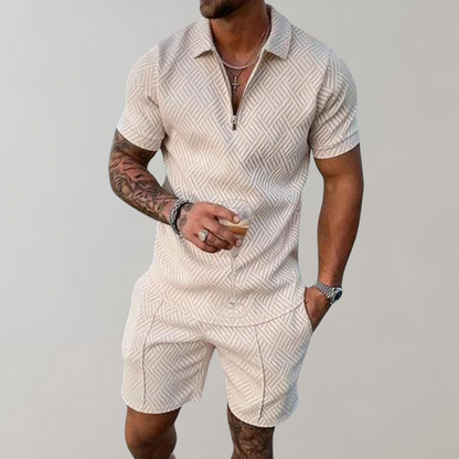 Knit Polo and Shorts Set – Casual Smart Summer Co-Ord