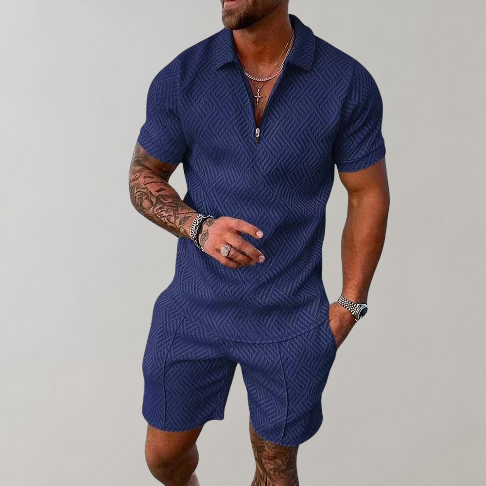 Knit Polo and Shorts Set – Casual Smart Summer Co-Ord