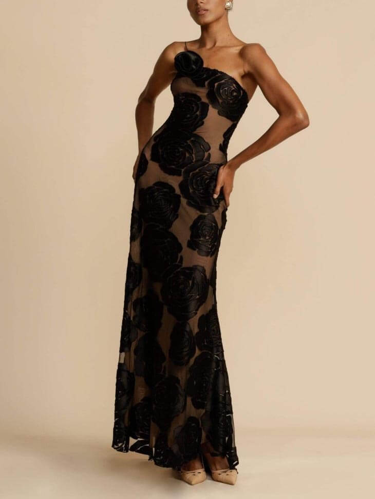 Arianae | Rose Petal Occasion Dress