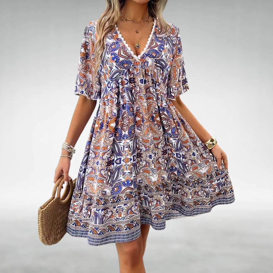 Lara | Women's Wedding Guest Tailored Draped Dress — Formal Occasion
