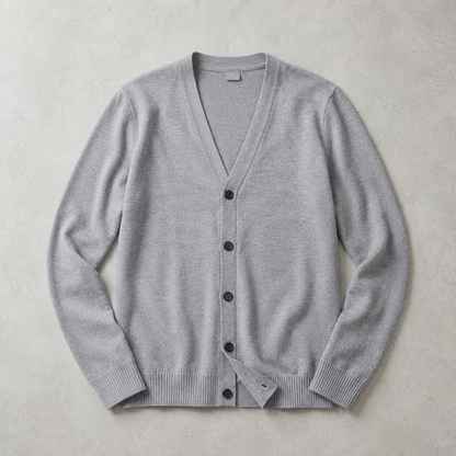 Men's Knit Cardigan - Button Front Casual Sweater