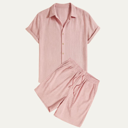 Linen Shirt and Shorts Set – Comfortable Easy Summer Co-Ord