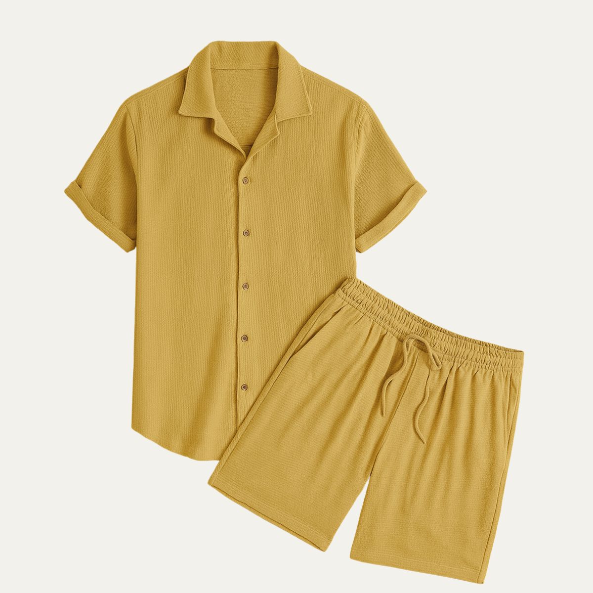 Linen Shirt and Shorts Set – Comfortable Easy Summer Co-Ord
