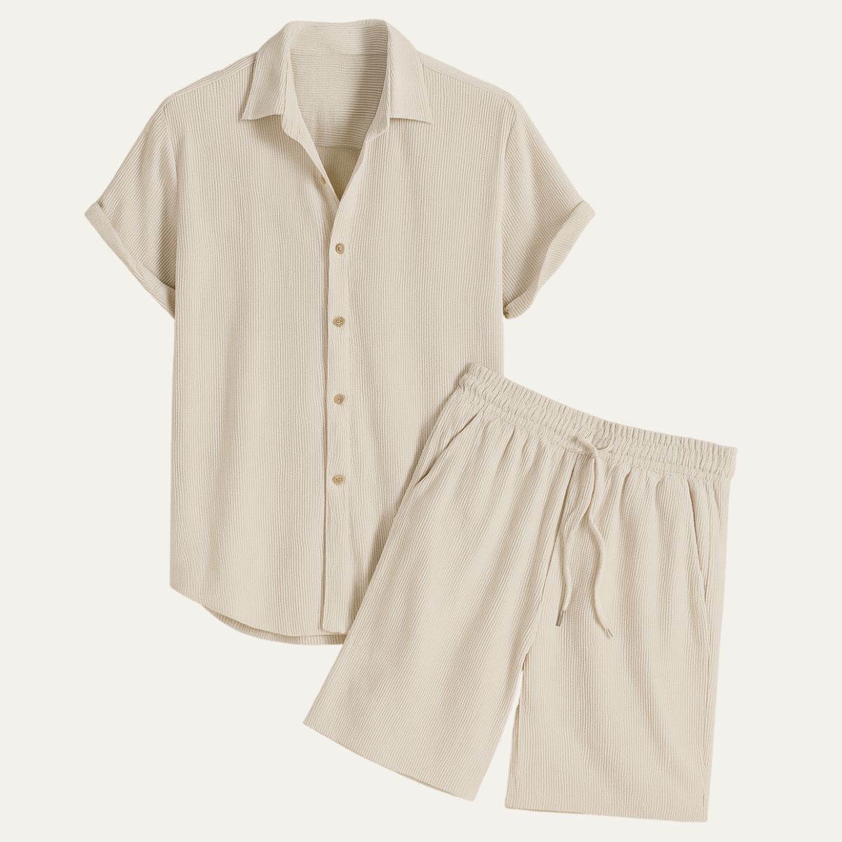 Linen Shirt and Shorts Set – Comfortable Easy Summer Co-Ord