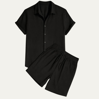 Linen Shirt and Shorts Set – Comfortable Easy Summer Co-Ord