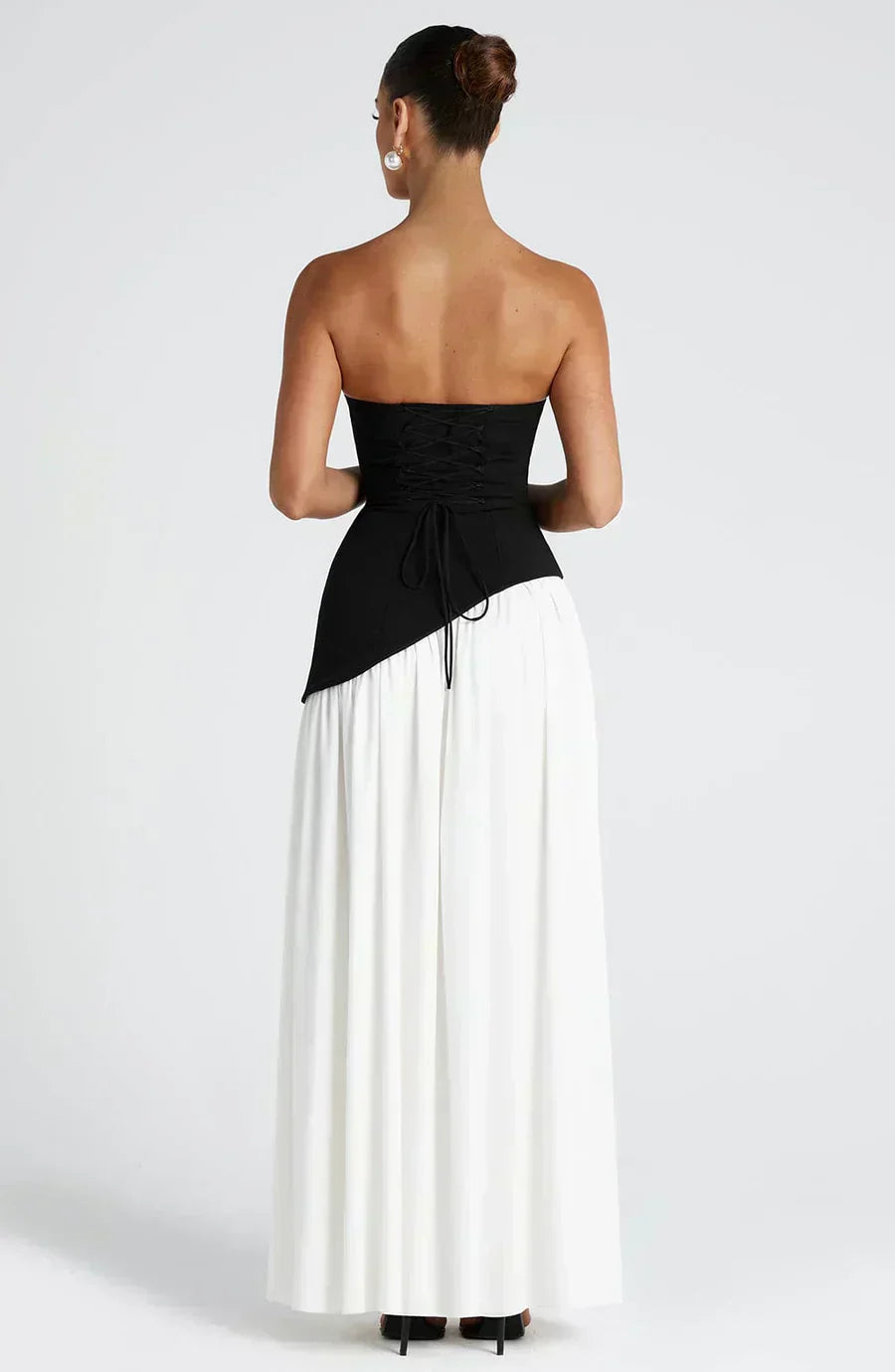 Paellora | Women Asymmetric Maxi Dress Elegant Style